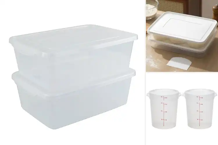 Detailed view of Best 2-pack dough proofing containers