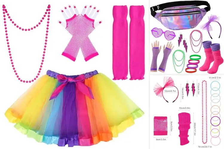 Detailed view of Best 80s Costume Accessories: 10 Must-Haves for Retro Style