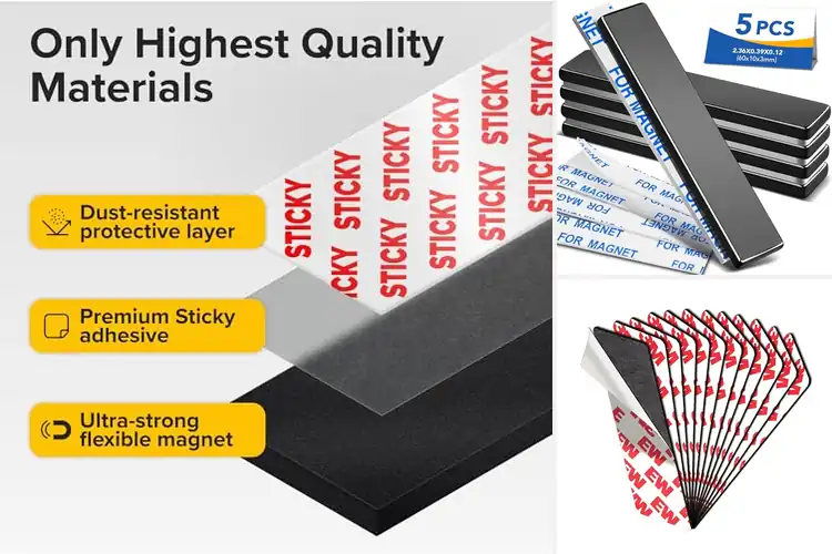 Detailed view of Best Adhesive Magnetic Strips