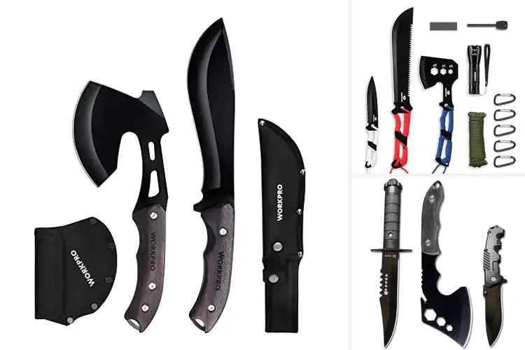 Detailed view of Best Axe And Knife Set
