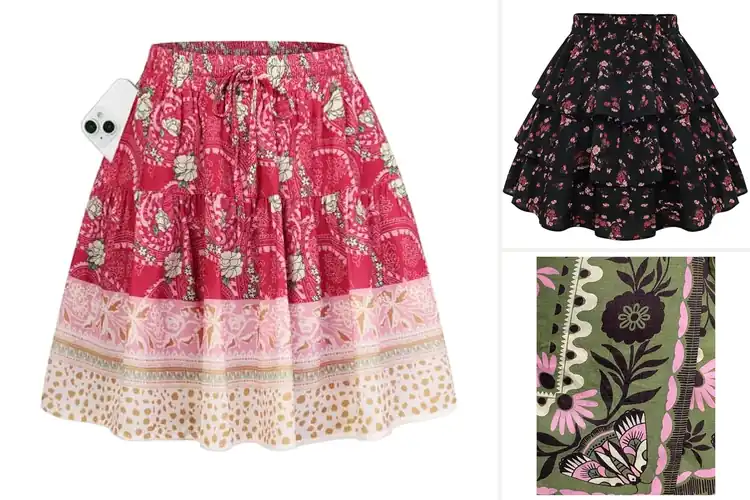 Detailed view of Best Boho Skorts