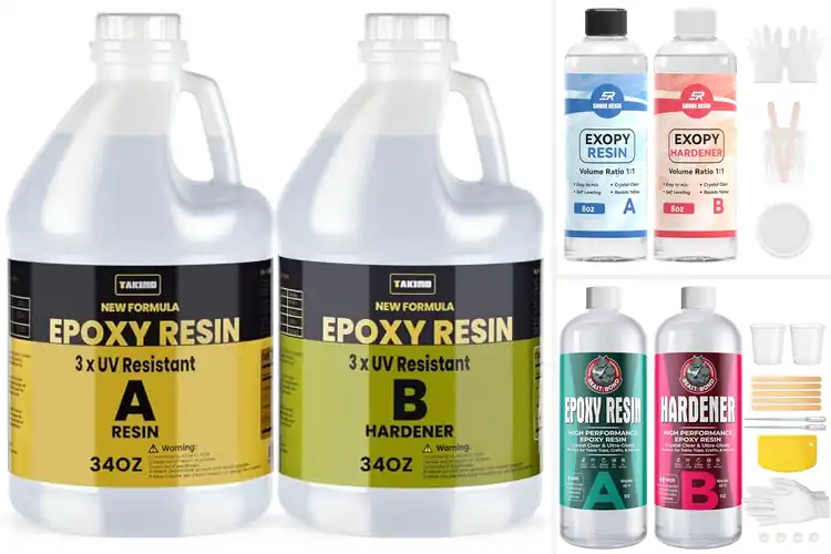 Detailed view of Best Colorless Finished Resin Projects