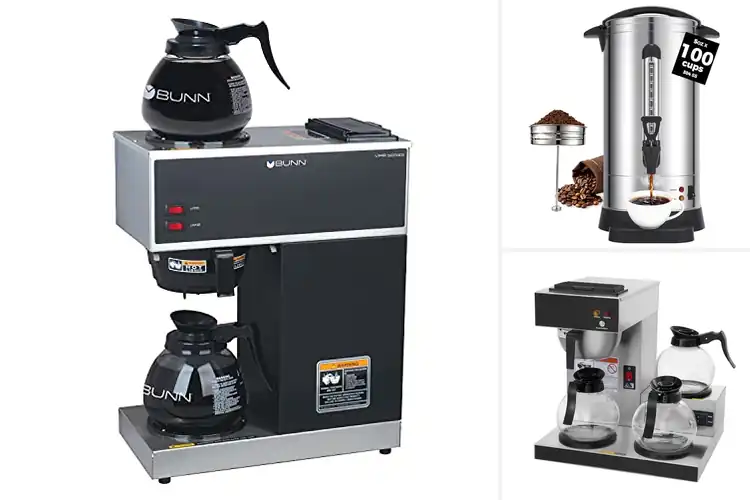 Detailed view of Best Commercial Coffee Brewer Heating Elements