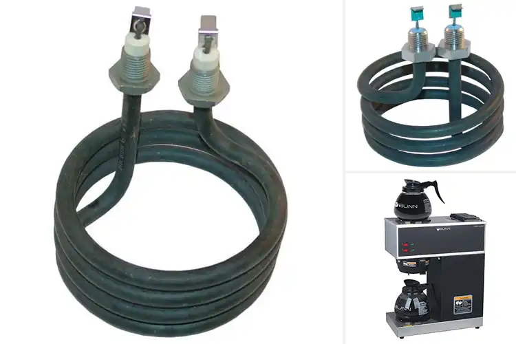 Detailed view of Best Commercial Coffee Brewer Tank Elements