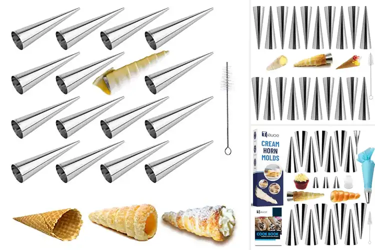 Detailed view of Best Cream Horn Molds for Perfect Pastry Shells