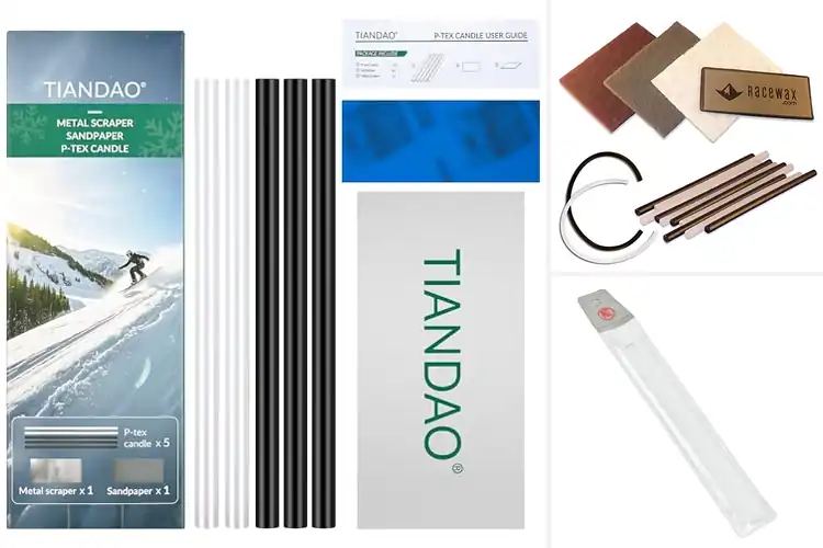 Detailed view of Best DIY Ski Repair Solutions: Fix Scratches & Dings Fast