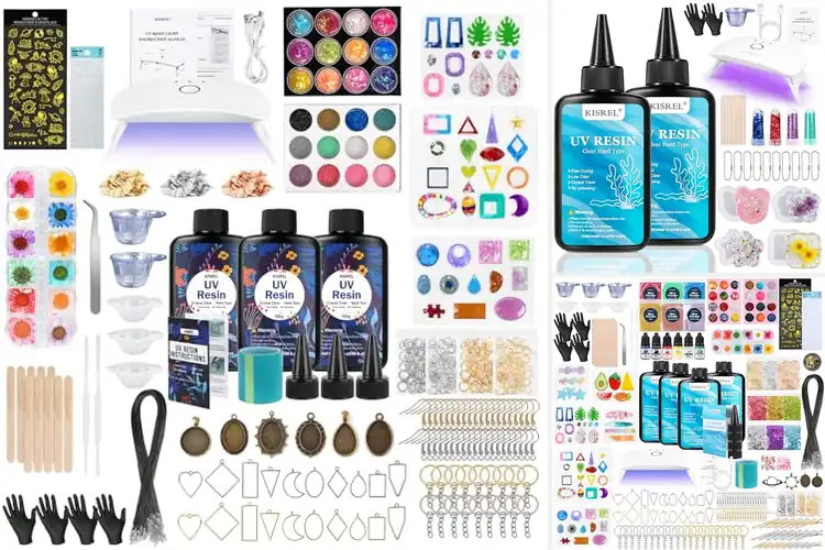 Detailed view of Best DIY UV Resin Sets