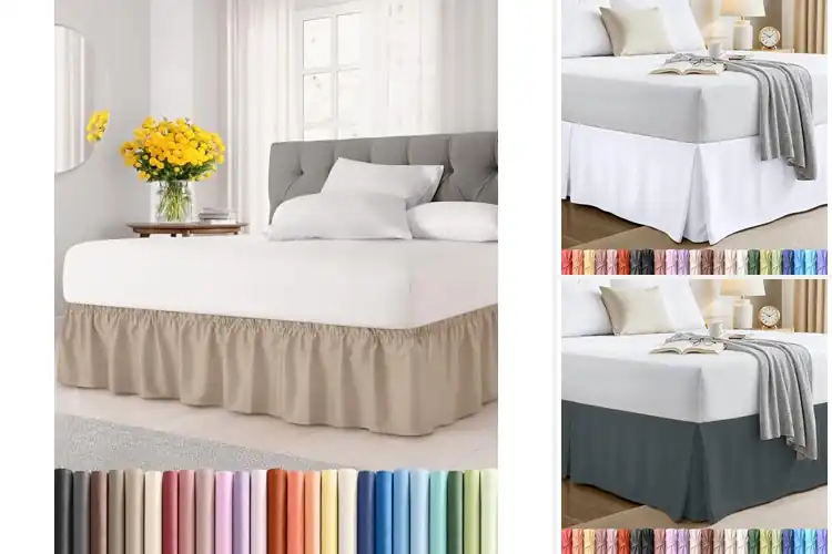 Detailed view of Best Easy Care Bed Skirt For Quick Wash