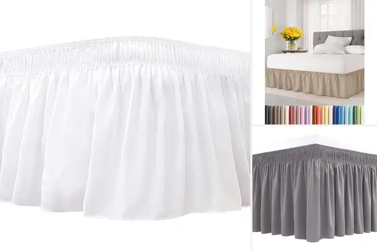 Detailed view of Best Easy Fit Bed Skirt With Elastic Band