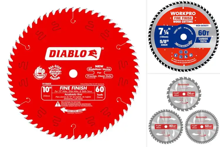 Detailed view of Best Finishing Saw Blades for Smooth, Clean Cuts