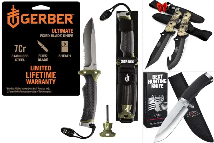 Detailed view of Best Fixed Blade Hunting Knives