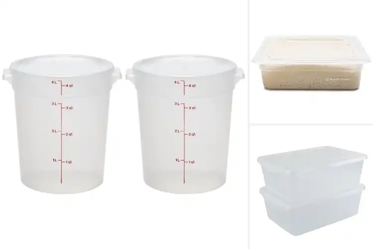 Detailed view of Best food-safe dough proofing containers