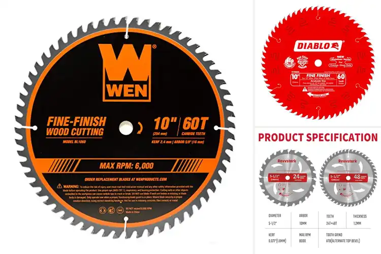 Detailed view of Best Hardwood Saw Blades: Achieve Flawless Woodworking Cuts