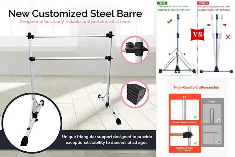 Detailed view of Best Home Gym Ballet Barres