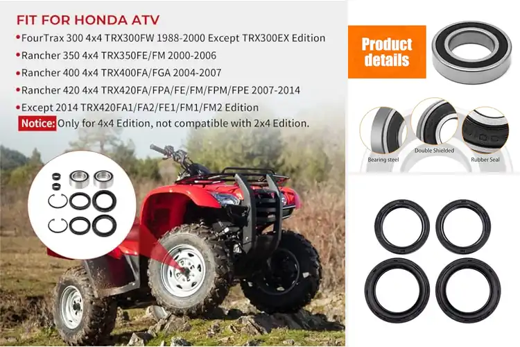 Detailed view of Best Honda Rancher 420 Dust Seals