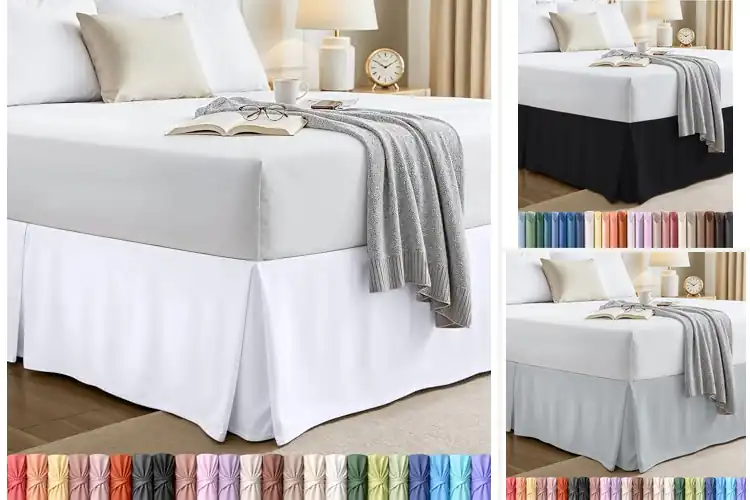 Detailed view of Best Hotel Quality Bed Skirt For Queen