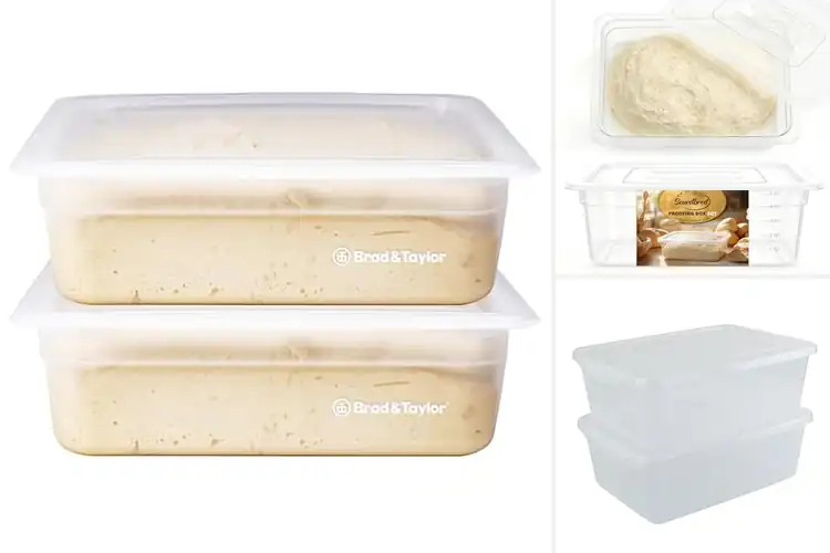 Detailed view of Best large capacity dough proofing containers
