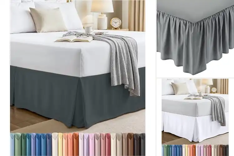 Detailed view of Best Microfiber Bed Skirt Fabric