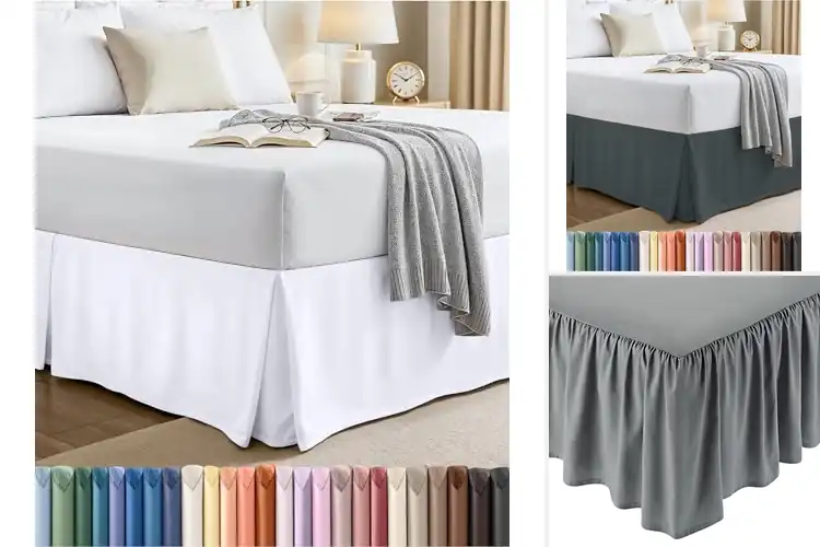 Detailed view of Best Microfiber Bed Skirt