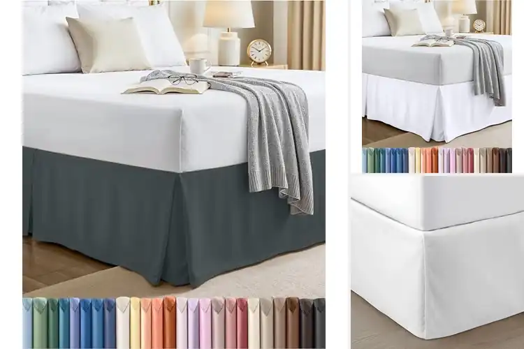 Detailed view of Best Microfiber Bed Skirts