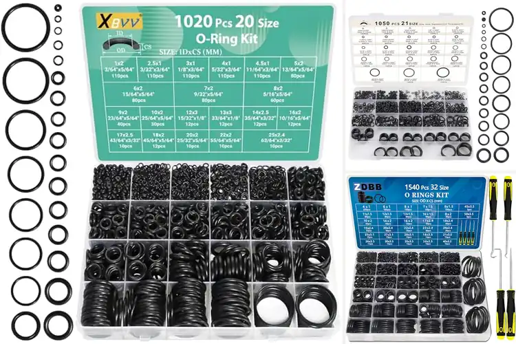 Detailed view of Best O Ring Sets: Top Kits for Cars, Plumbing & DIY Projects