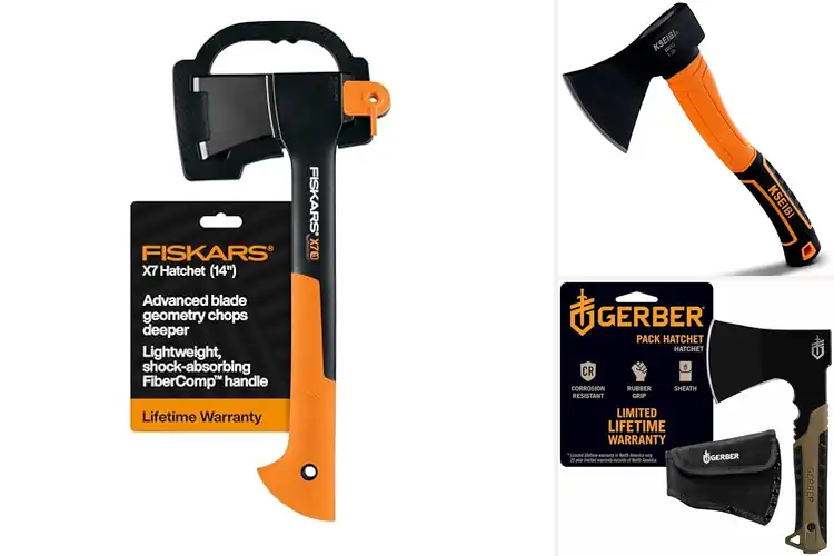 Detailed view of Best Outdoor Axes