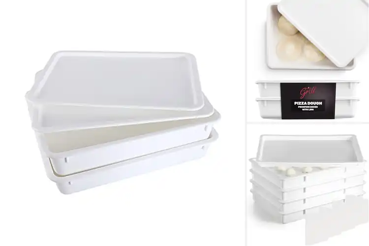 Detailed view of Best pizza dough proofing boxes
