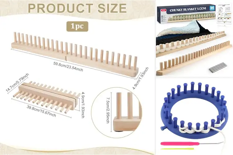 Detailed view of Best Portable Knitting Looms