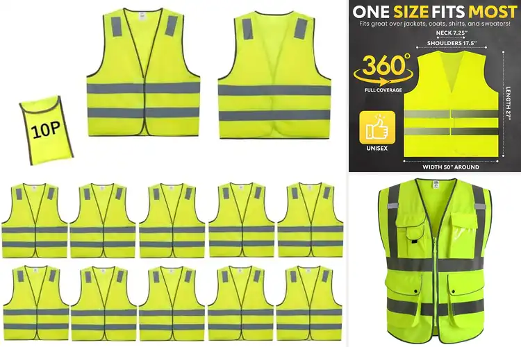 Detailed view of Best Reflective Vests