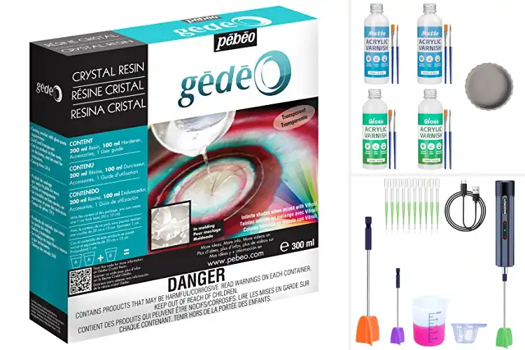 Detailed view of Best Resin Glaze Materials