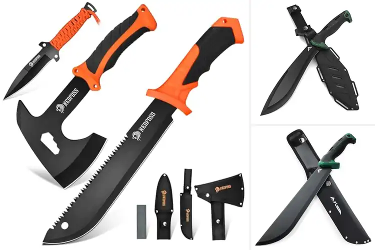 Detailed view of Best Shock Reducing Handle Machete