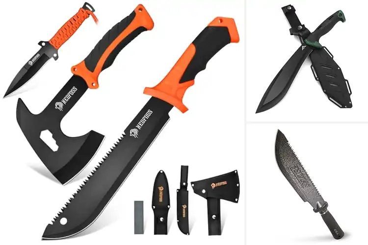Detailed view of Best Shock Reduction Handle Machete