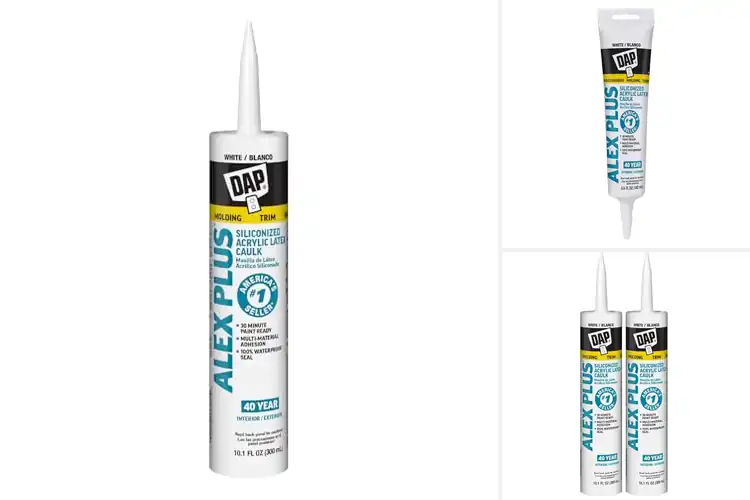 Detailed view of Best Siliconized Acrylic Latex Caulks