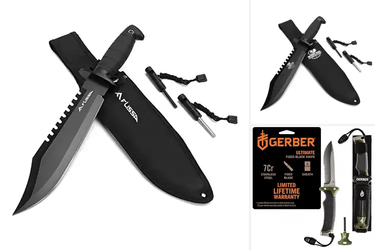 Detailed view of Best Survival Knives for Outdoor Activities