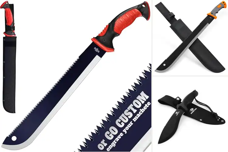Detailed view of Best Survival Machete For Yard Work