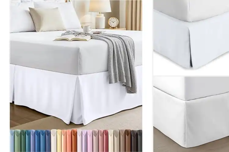 Detailed view of Best Tailored Drop Bed Skirts