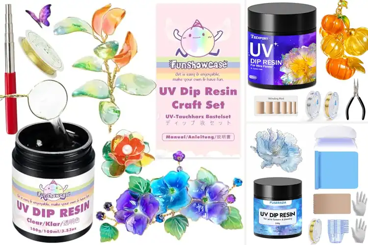 Detailed view of Best Transparent UV Dip Resin