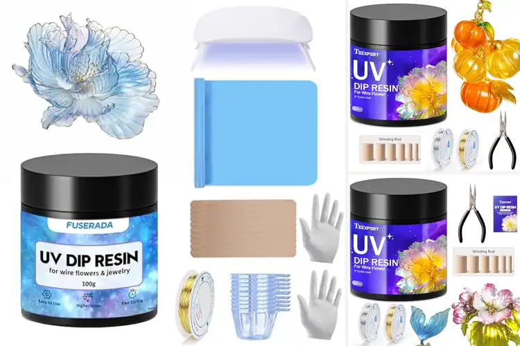 Detailed view of Best UV Dip Resin Kit