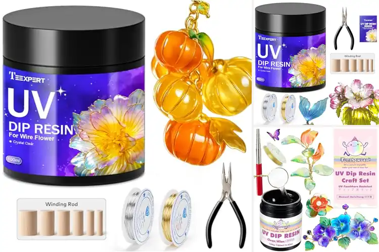 Detailed view of Best UV Dip Resin Kits : Crystal Clear & Fast Curing