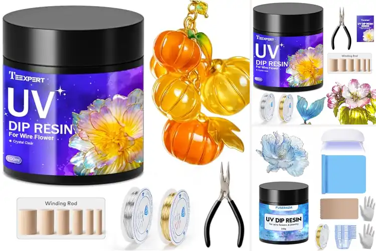 Detailed view of Best UV Dip Resins for Wire Art