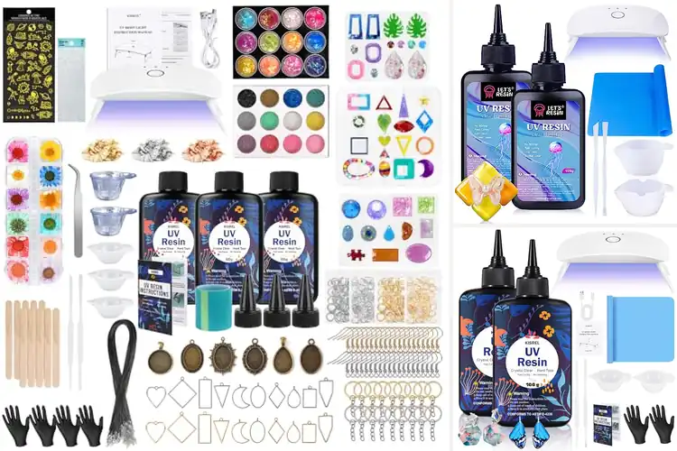 Detailed view of Best UV Resin Sets