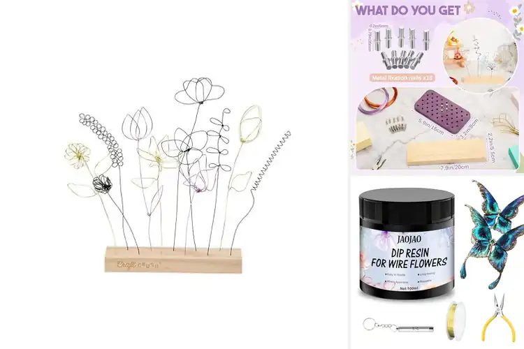 Detailed view of Best Wire Flower Kits
