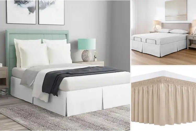 Detailed view of Best Wrap Around Bed Skirt For Adjustable Beds