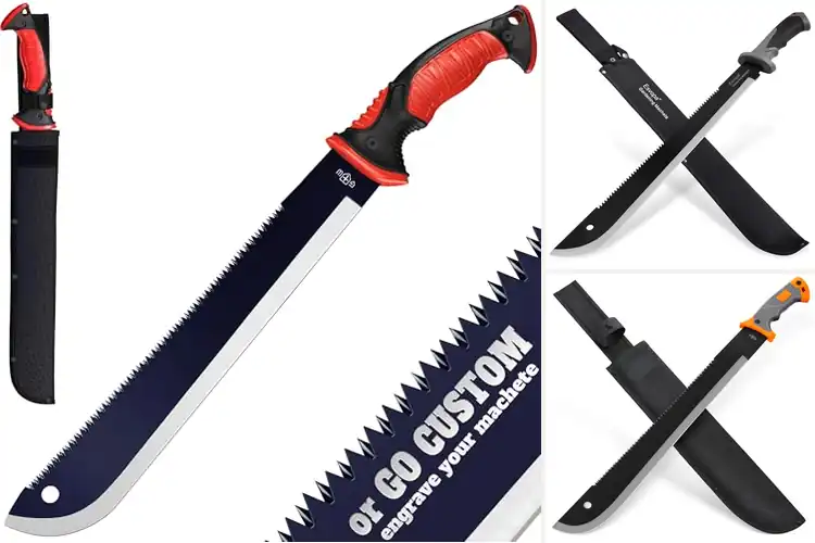 Detailed view of Best Yard Work Machetes